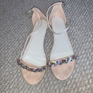 David’s Bridal sandals